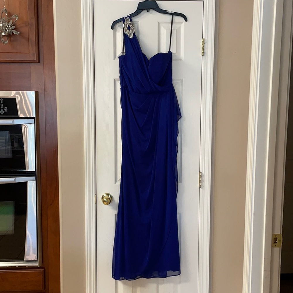 Royal blue formal gown